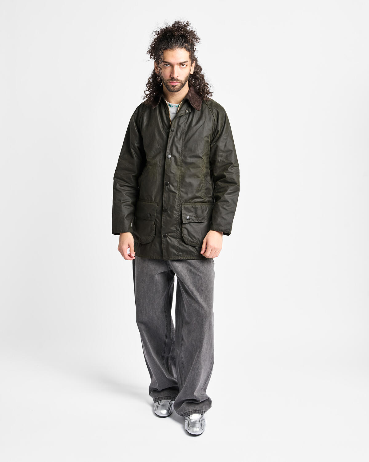 Barbour Beaufort Wax Jacket | MWX0017OL99 | AFEW STORE